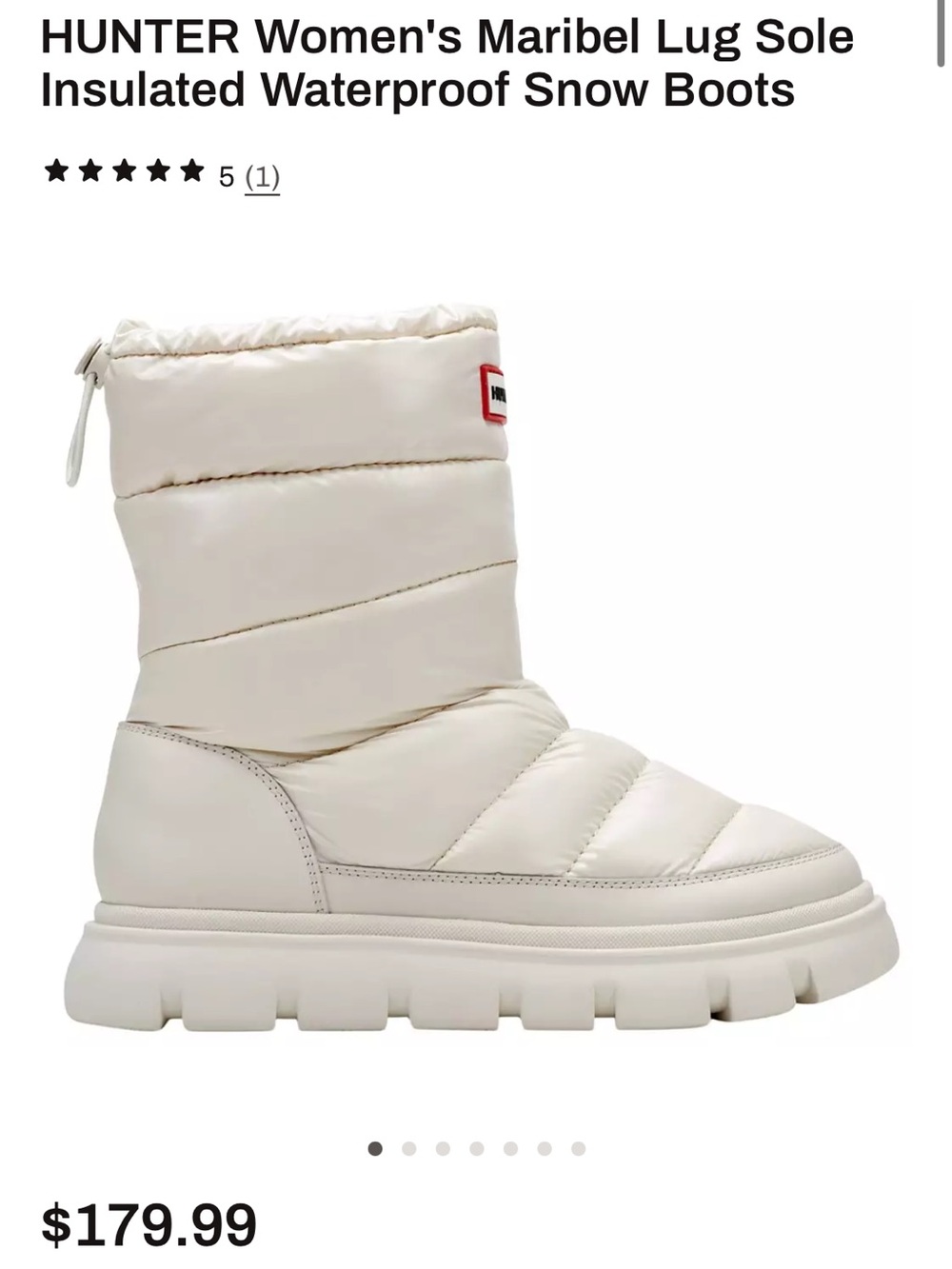 Coziest hunter winter snow boots